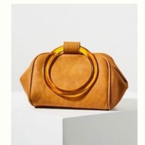 Anthropologie Lucite Ring Clutch